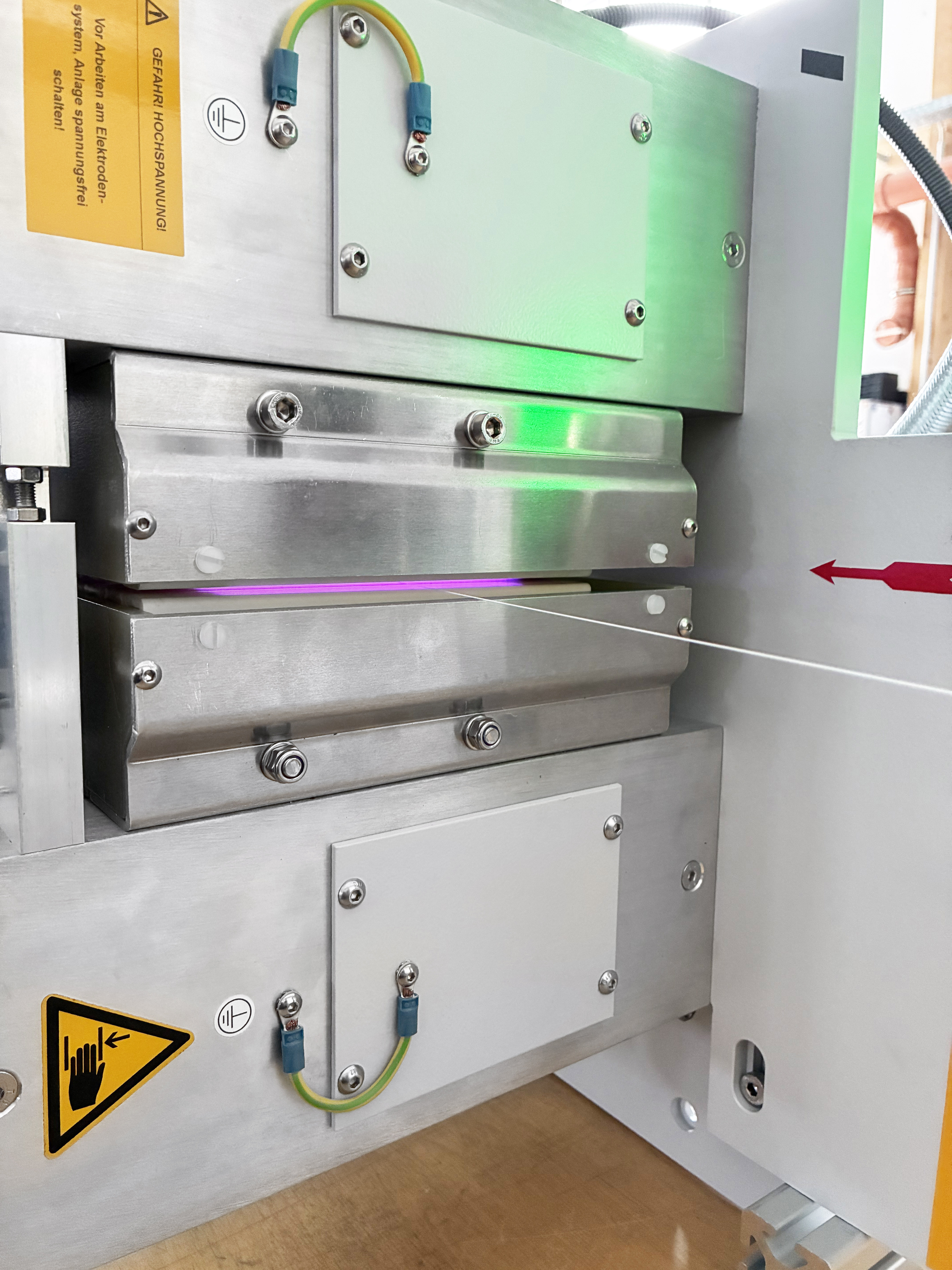 Plasma treatment of Yarns 2